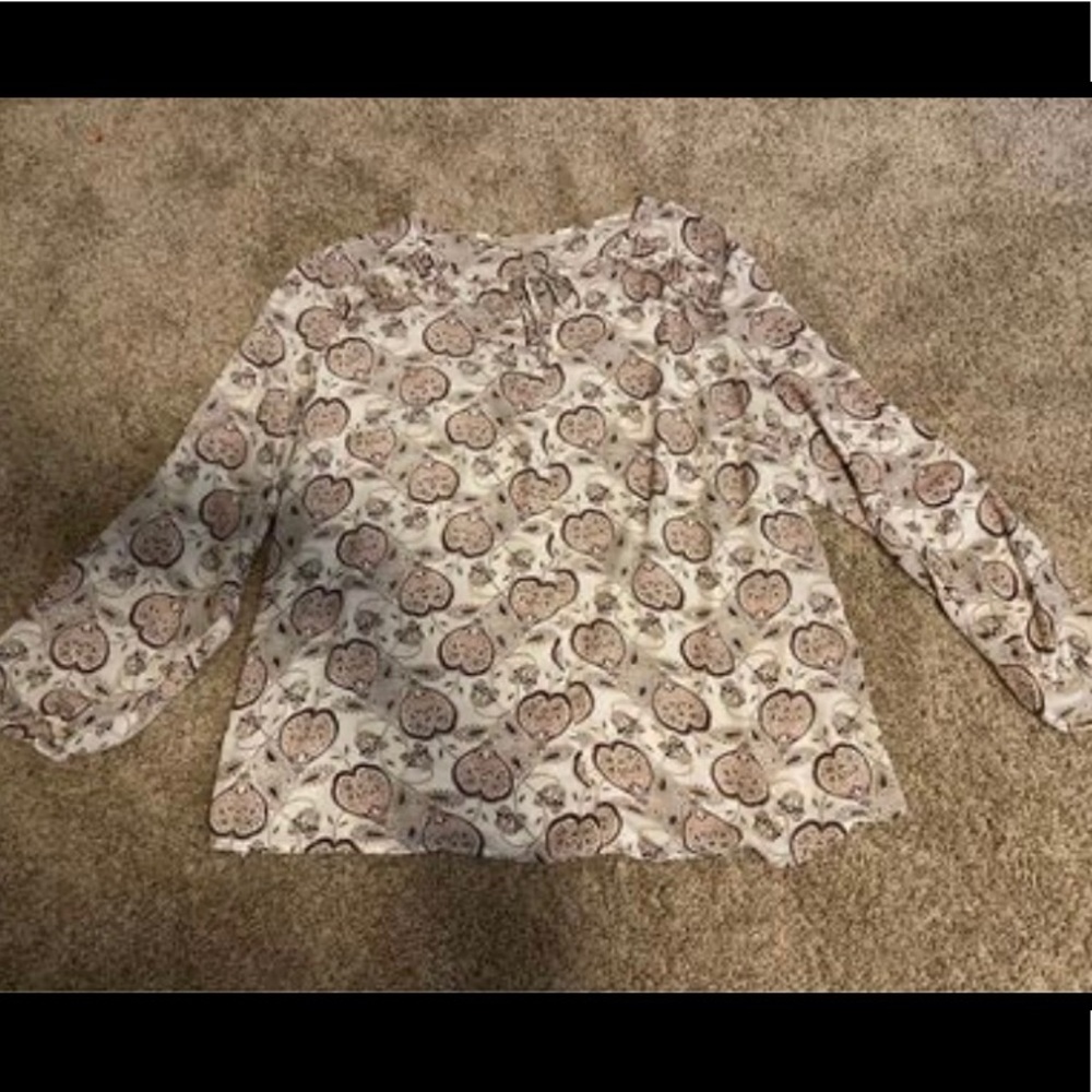Women’s LOFT plus size Paisly Floral blouse